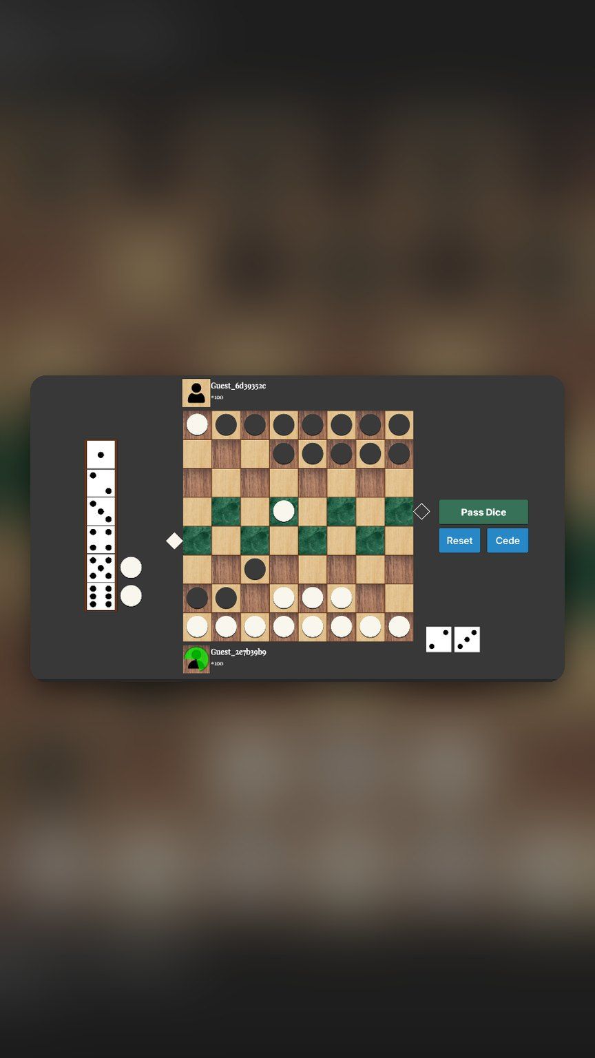 Batre match in progress on desktop