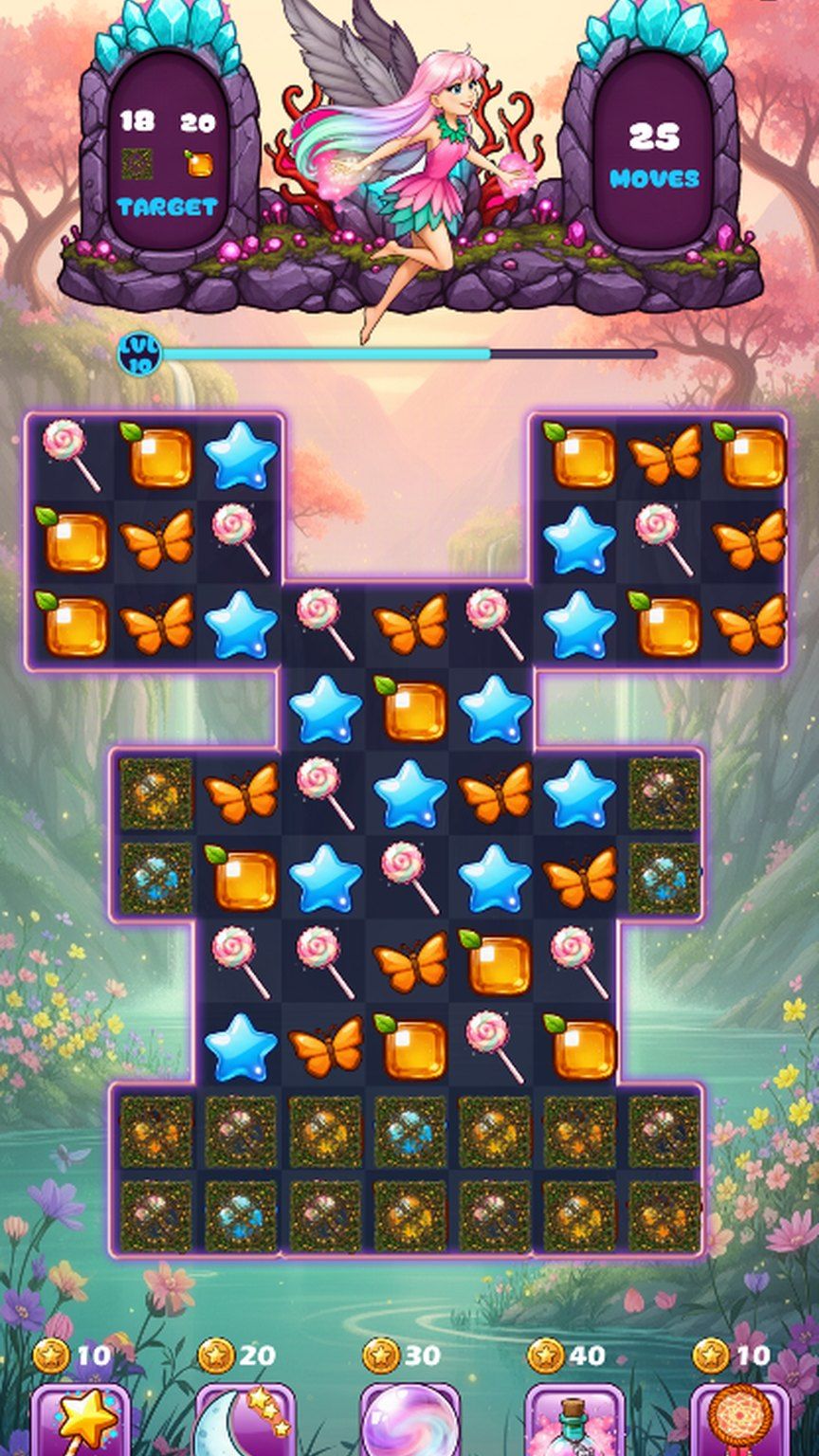 Fairy Match 3 versus mode