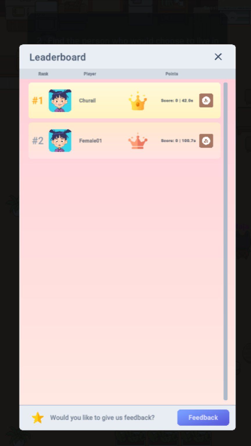 Kream & Sugar realtime leaderboard