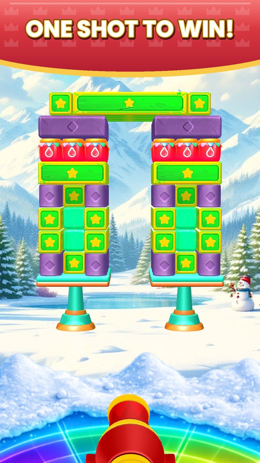 One shot to win a level