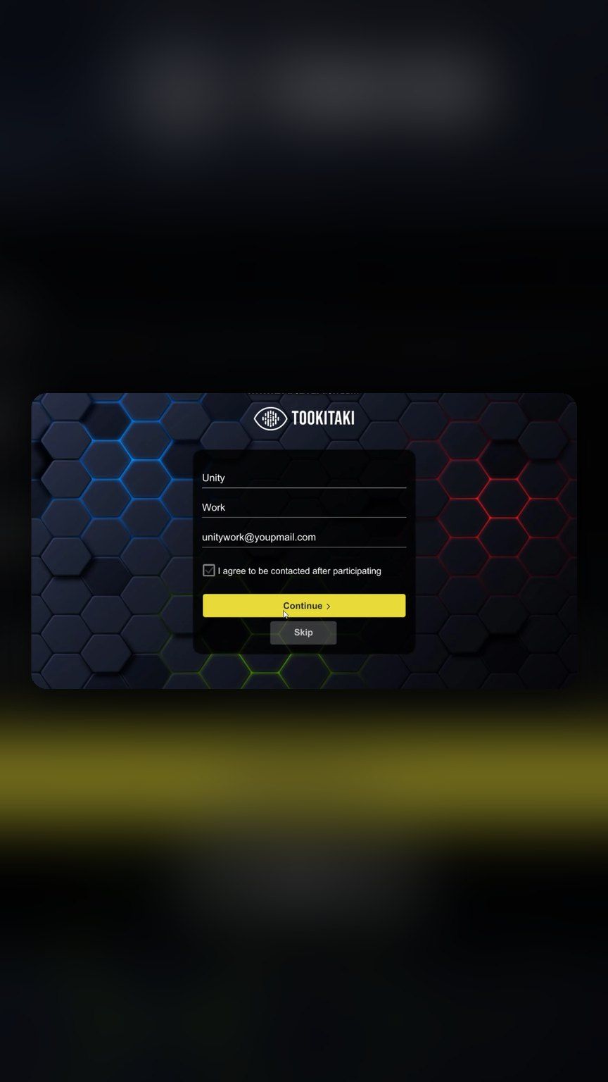 Whack Flag player sign-in